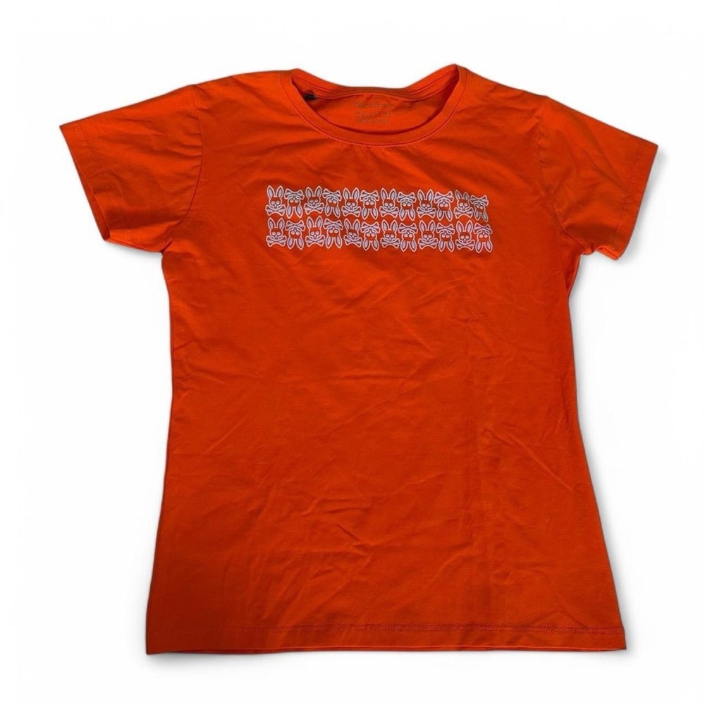 Psycho Bunny Orange Short Sleeve Tee